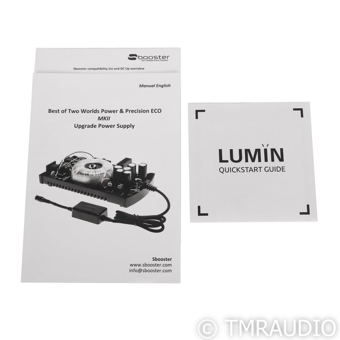 Lumin D2 Network Streamer; w/ SBooster PSU