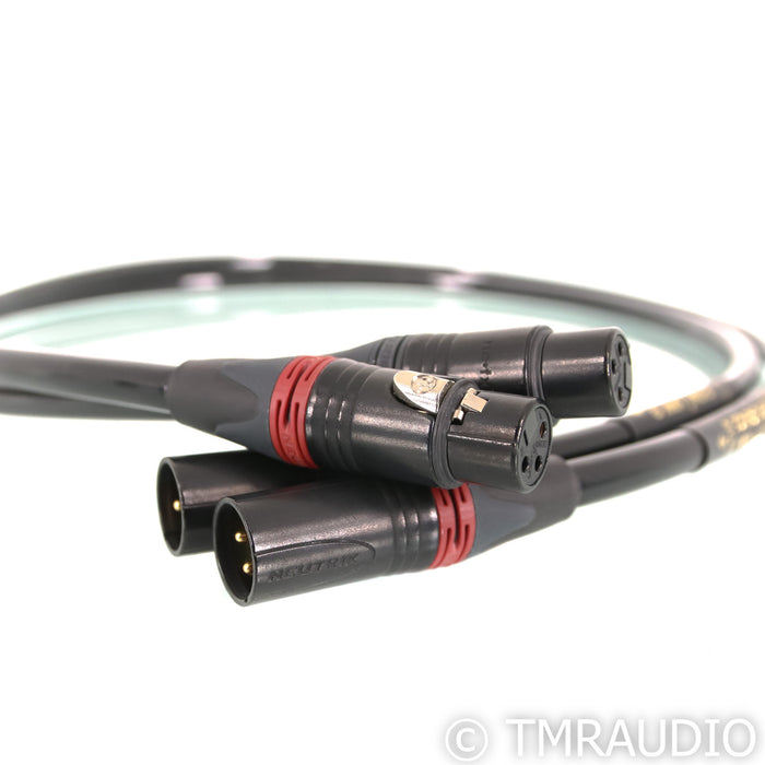 Driade Flow Link Reference 808 XLR Cables; 1m Pair Balanced Interconnects