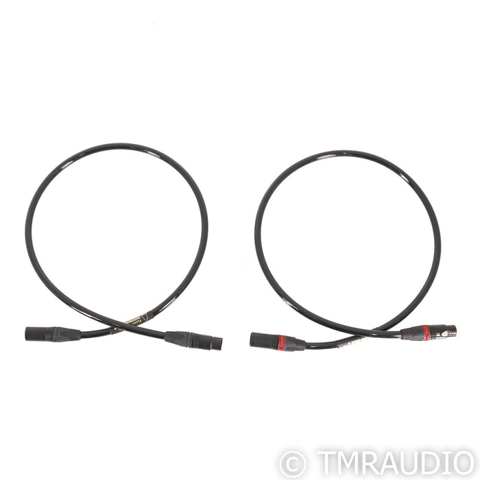 Driade Flow Link Reference 808 XLR Cables; 1m Pair Balanced Interconnects