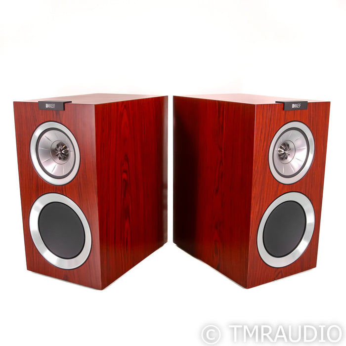 KEF R300 Bookshelf Speakers; Pair Rosewood