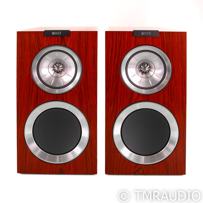 KEF R300 Bookshelf Speakers; Pair Rosewood