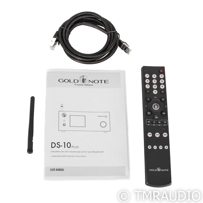 Gold Note DS-10 Plus Wireless Streaming DAC; D/A Converter (Open Box)