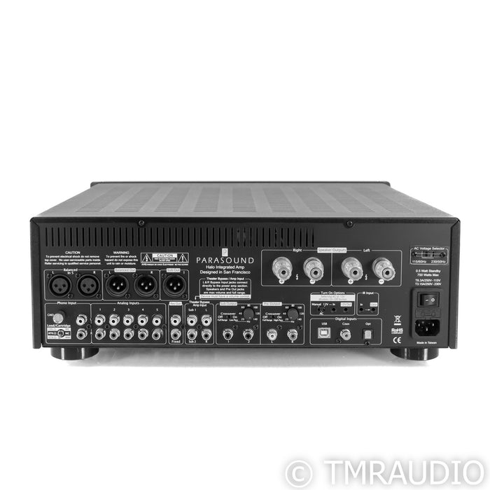 Parasound Halo Stereo Integrated Amplifier; MM Phono; USB