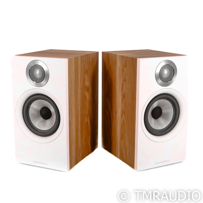 B&W 607 S2 Anniversary Edition Bookshelf Speakers; Pair Oak