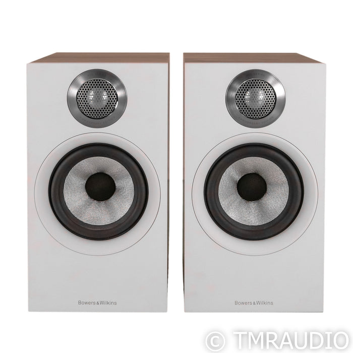 B&W 607 S2 Anniversary Edition Bookshelf Speakers; Pair Oak