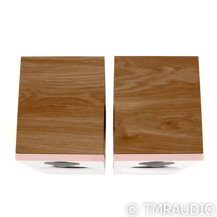 B&W 607 S2 Anniversary Edition Bookshelf Speakers; Pair Oak