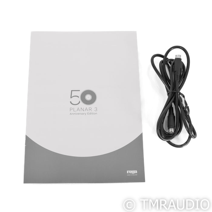 Rega Planar 3 50th Anniversary Belt Drive Turntable; RB330 Tonearm; Exact MM Cartridge