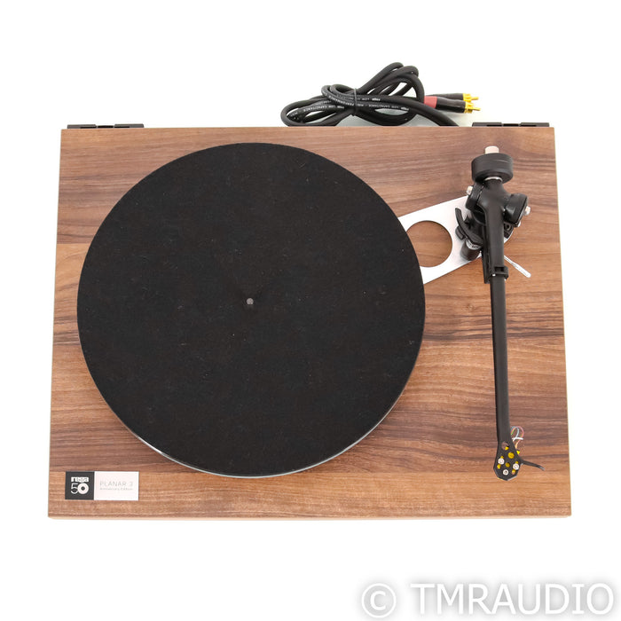 Rega Planar 3 50th Anniversary Belt Drive Turntable; RB330 Tonearm; Exact MM Cartridge