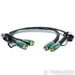 AudioQuest Earth RCA Cables; 1m Pair Interconnects; 72v DBS