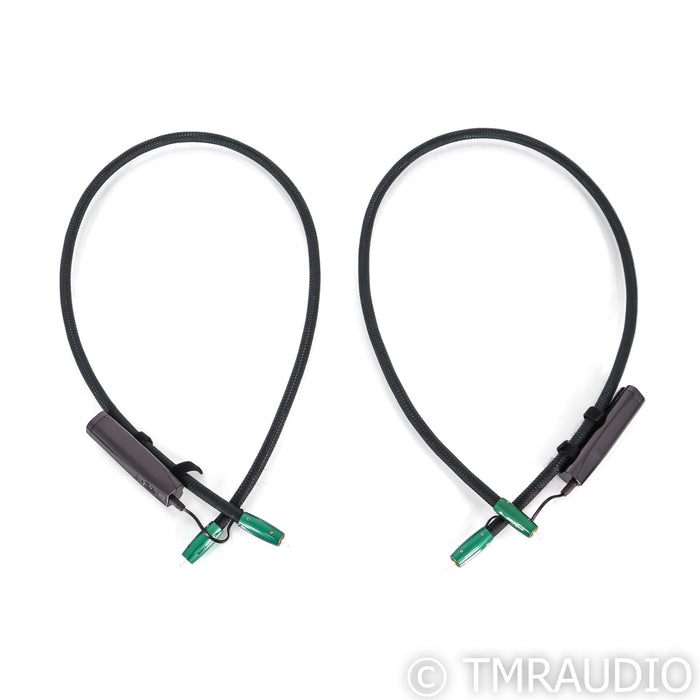 AudioQuest Earth RCA Cables; 1m Pair Interconnects; 72v DBS