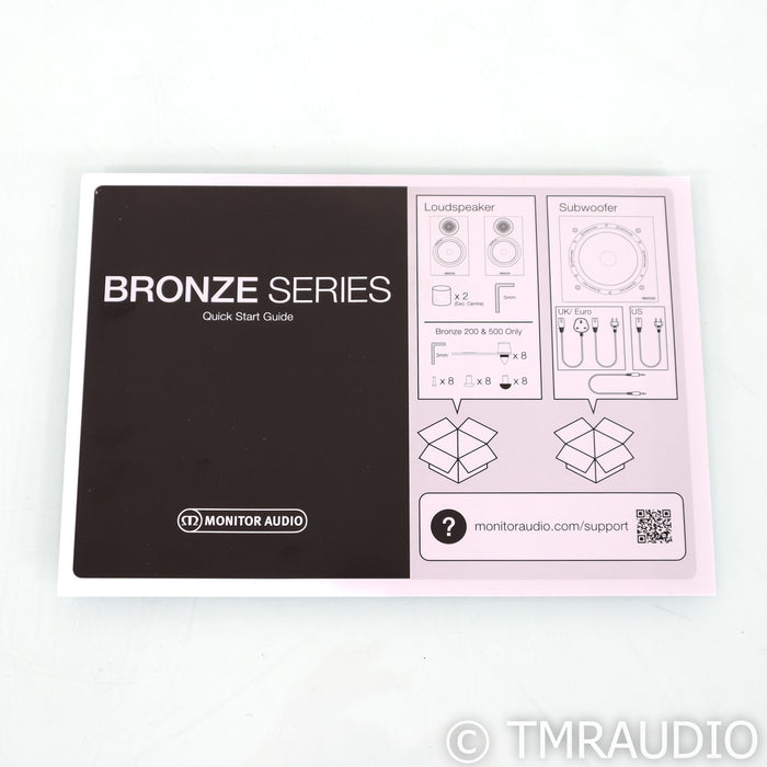 Monitor Audio Bronze 50 Bookshelf Speakers; Walnut Pair