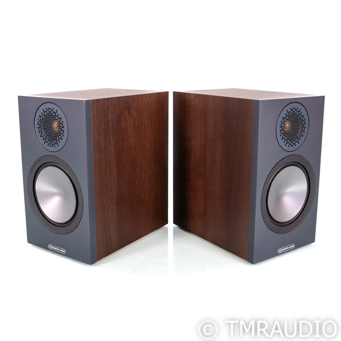 Monitor Audio Bronze 50 Bookshelf Speakers; Walnut Pair