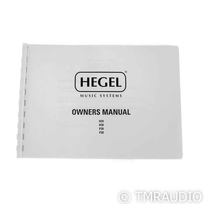 Hegel H20 Stereo Power Amplifier