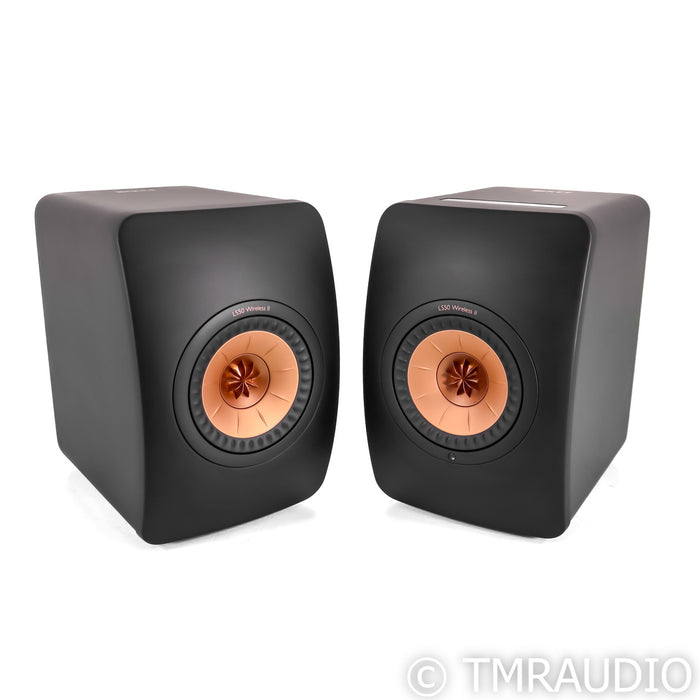 KEF LS50 Wireless II; Pair Black