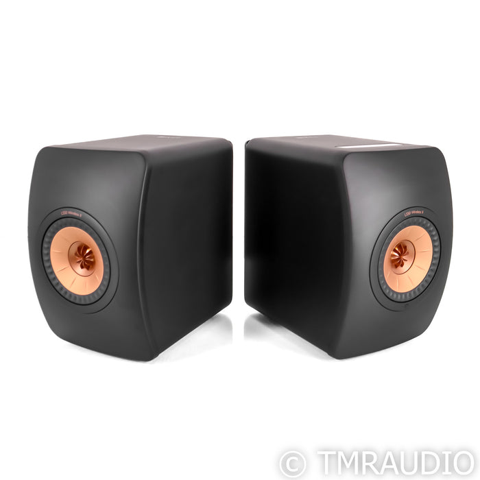 KEF LS50 Wireless II; Pair Black