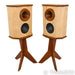Fleetwood Sound DeVille SQ Bookshelf Speakers; Light Ash Pair w/ Stands