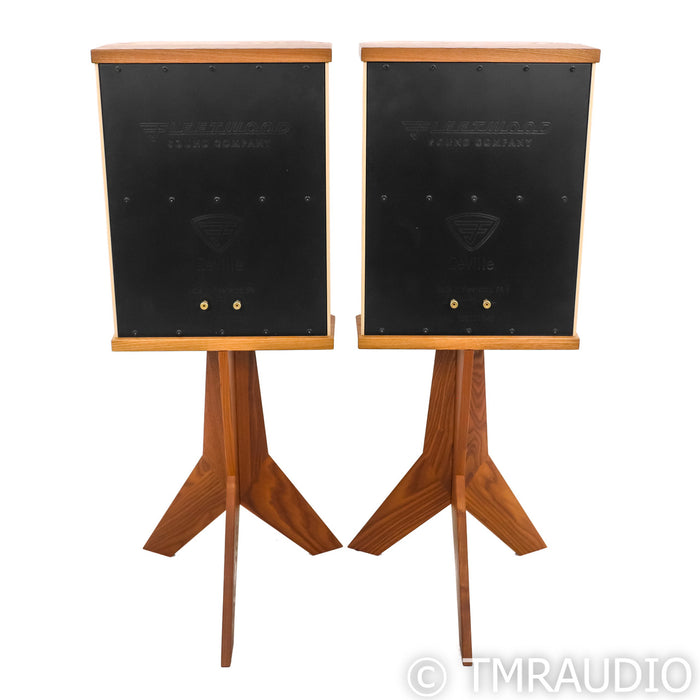 Fleetwood Sound DeVille SQ Bookshelf Speakers; Light Ash Pair w/ Stands