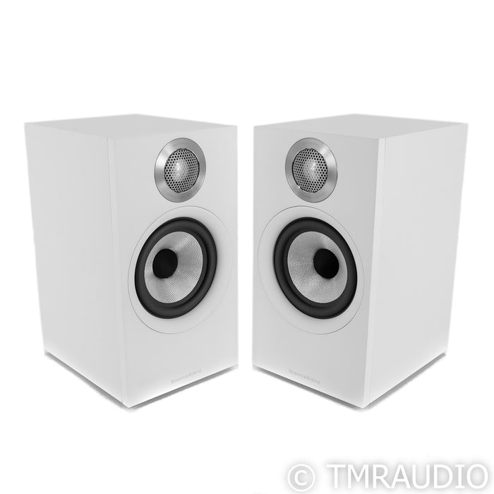 B&W 607 S2 Anniversary Edition Bookshelf Speakers; White Pair
