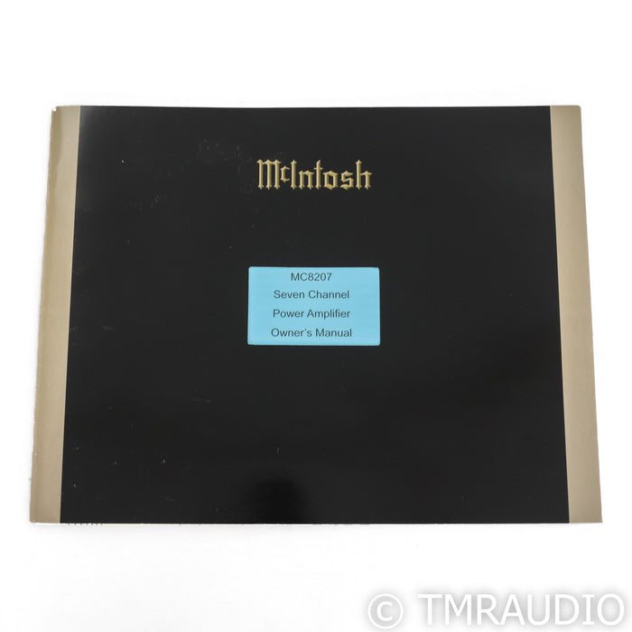 McIntosh MC8207 7 Channel Power Amplifier