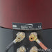 B&W Nautilus 802 Floorstanding Speakers; Red Cherry Pair