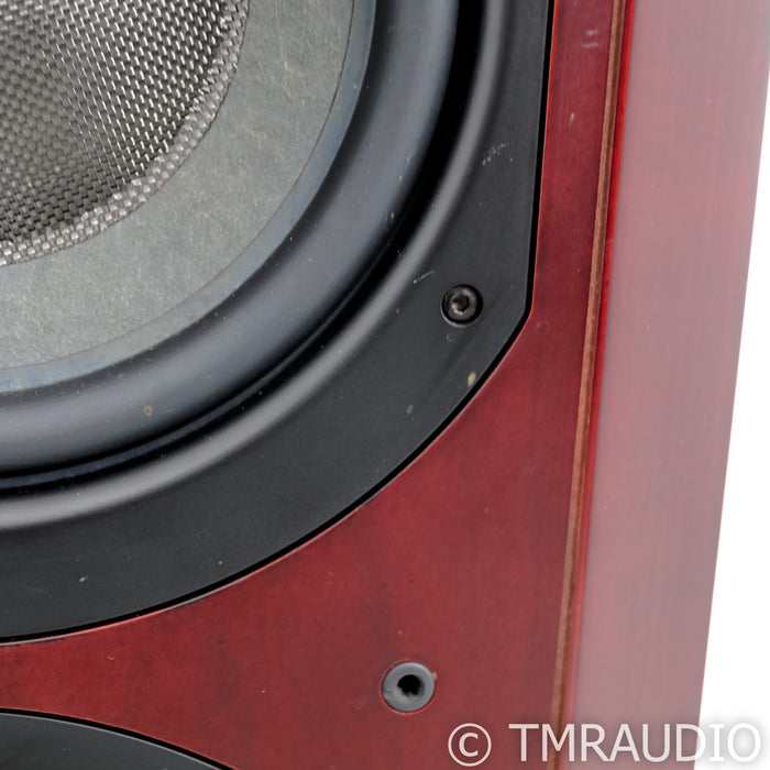 B&W Nautilus 802 Floorstanding Speakers; Red Cherry Pair