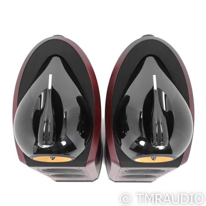 B&W Nautilus 802 Floorstanding Speakers; Red Cherry Pair