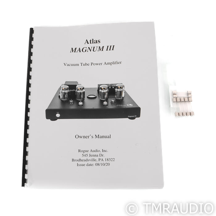 Rogue Audio Atlas Magnum III Stereo Tube Power Amplifier