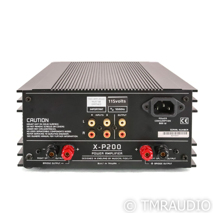 Musical Fidelity X-P200 Stereo Power Amplifier