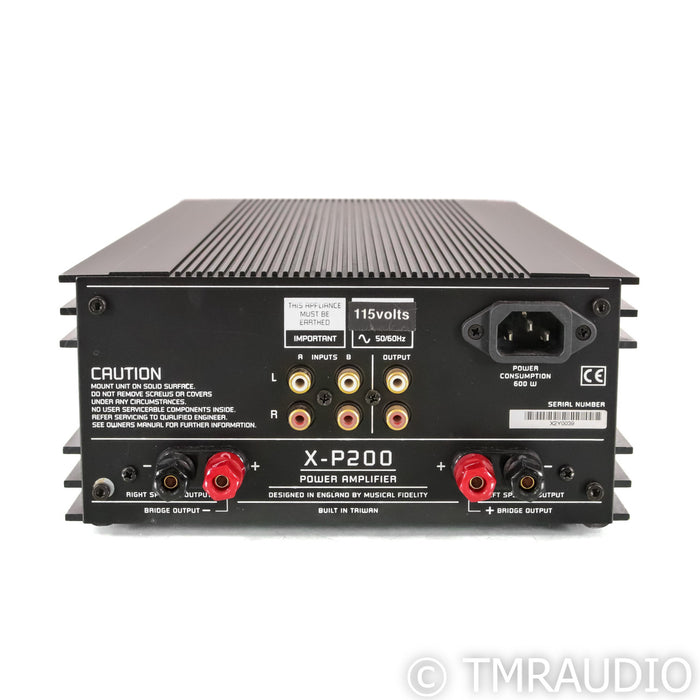 Musical Fidelity X-P200 Stereo Power Amplifier