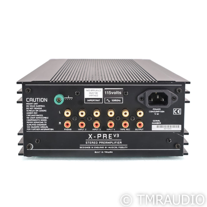 Musical Fidelity X-Pre V3 Stereo Preamplifier; XPreV3; MM Phono