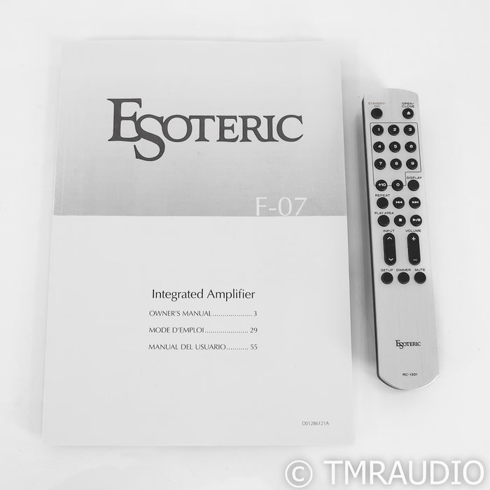 Esoteric F-07 Stereo Integrated Amplifier; MM / MC Phono