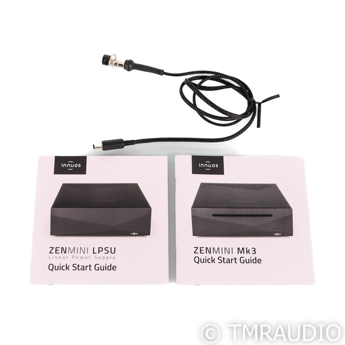 Innuos ZenMini Mk3 Music Server / Streamer / CD Ripper; 4TB SSD; LPSU