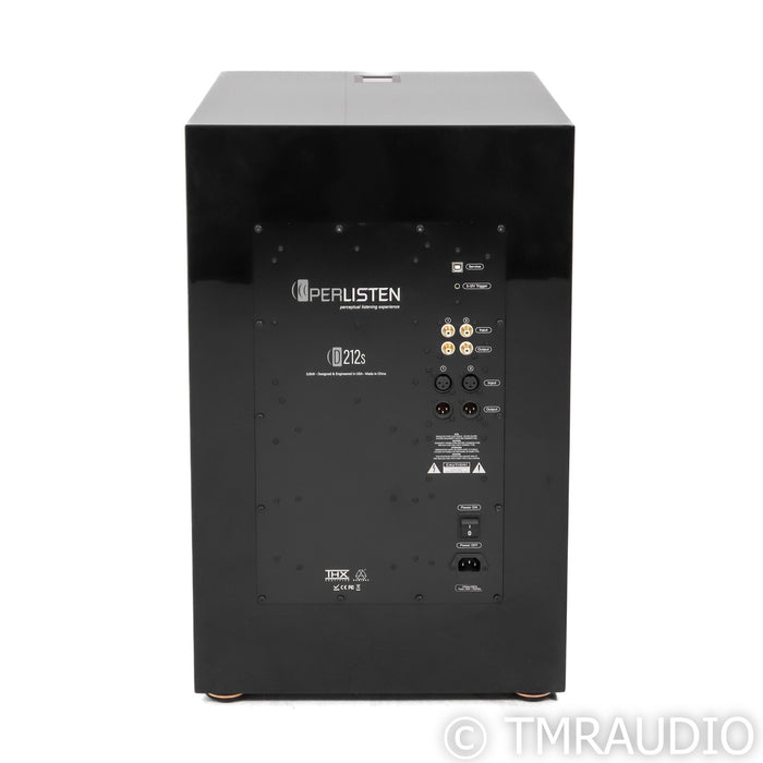 Perlisten D212s Dual 12‚Äù Powered Subwoofer; Piano Black