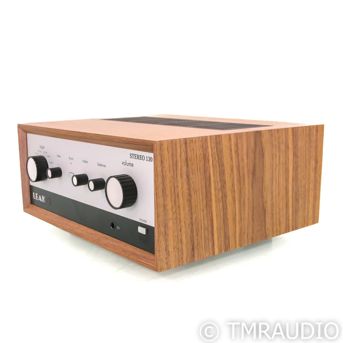 Leak Stereo 130 Stereo Integrated Amplifier; DAC; USB; MM Phono; Walnut Cabinet