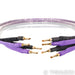 Analysis Plus Solo Crystal Oval 8 Speaker Cables; 6ft Pair