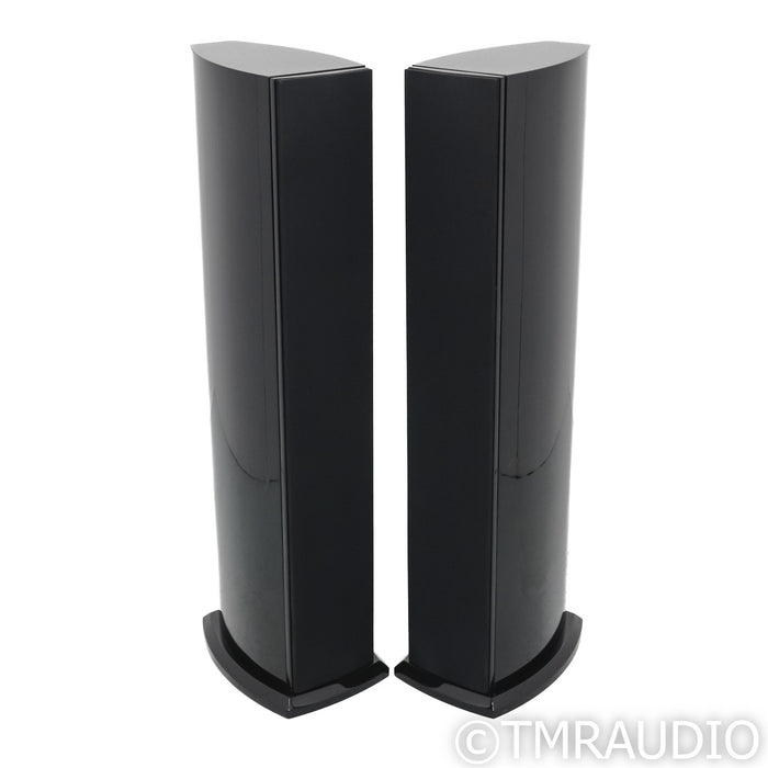 Aerial Acoustics Model 6T Floorstanding Speakers; High Gloss Metallic Black Pair