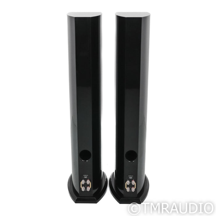 Aerial Acoustics Model 6T Floorstanding Speakers; High Gloss Metallic Black Pair