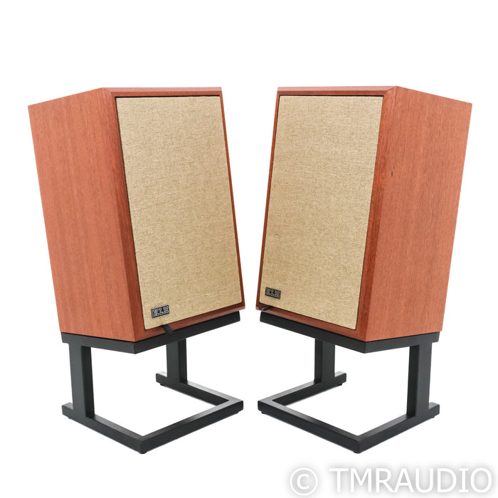 KLH Model 3 Bookshelf Speakers; Mahogany Pair