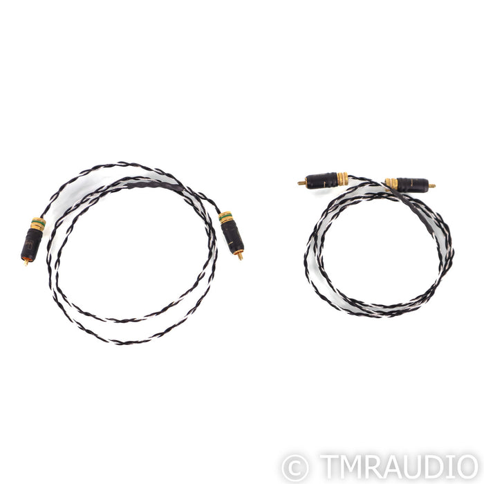 Kimber Kable Silver Streak RCA Cables; 1m Pair Interconnects