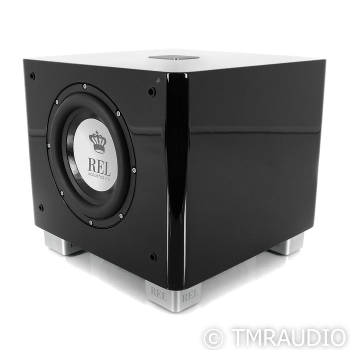 REL T/7x 8" Powered Subwoofer; Gloss Black