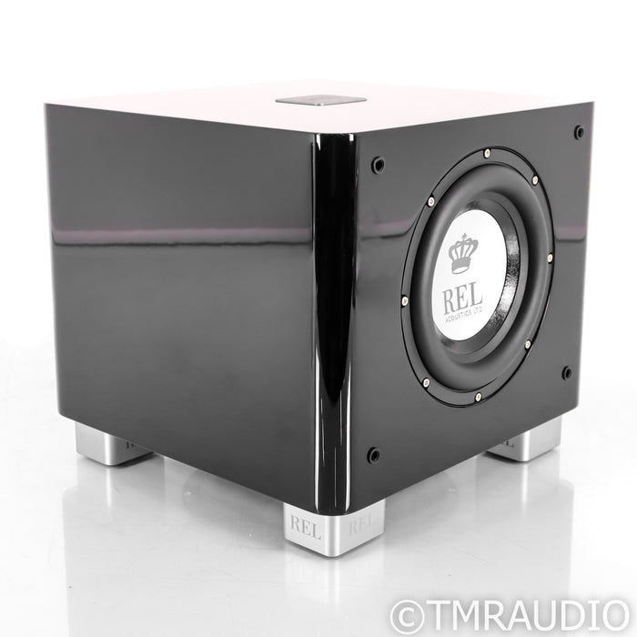 REL T/7x 8" Powered Subwoofer; Gloss Black