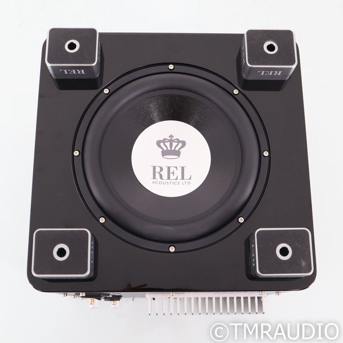 REL T/7x 8" Powered Subwoofer; Gloss Black