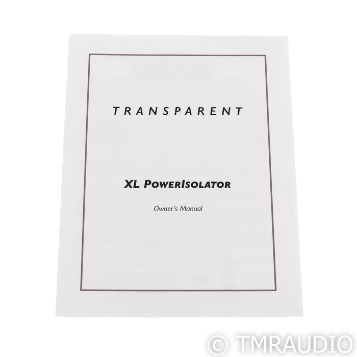 Transparent Audio XL PowerIsolator AC Power Line Conditioner