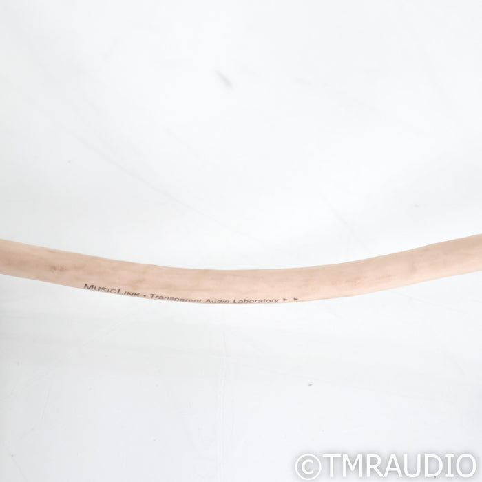 Transparent Audio MusicLink RCA Cables; 1m Pair Interconnects
