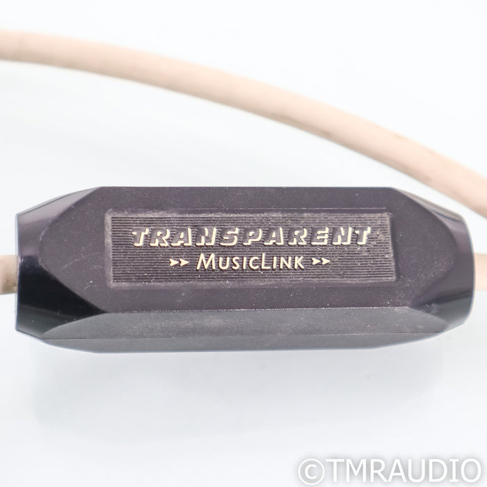 Transparent Audio MusicLink RCA Cables; 1m Pair Interconnects