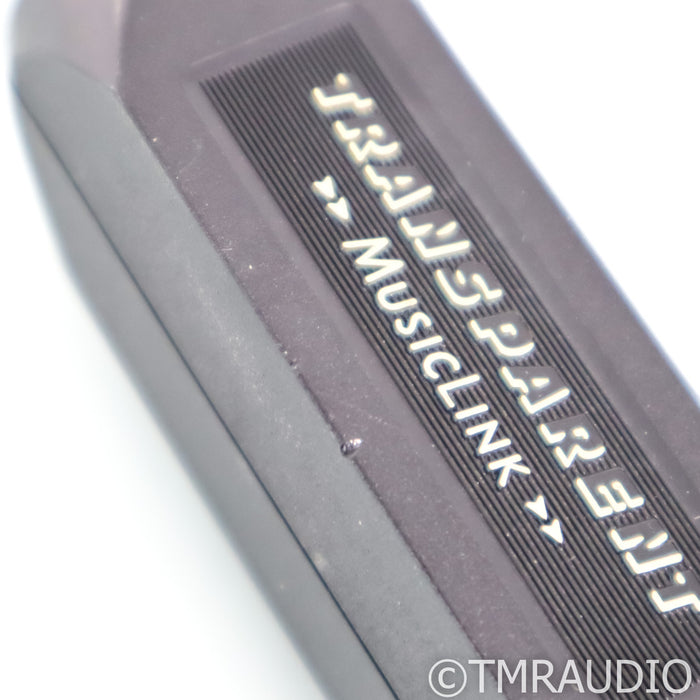 Transparent Audio MusicLink RCA Cables; 1m Pair Interconects
