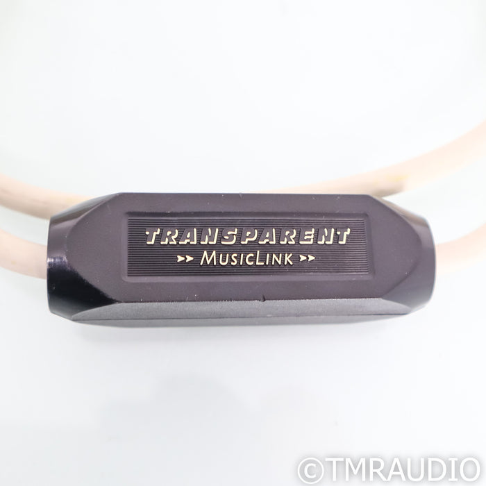 Transparent Audio MusicLink RCA Cables; 1m Pair Interconects