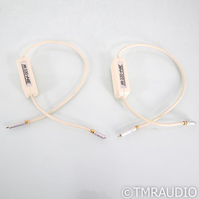 MIT MI-330HE RCA Cables; 1m Pair Interconnects