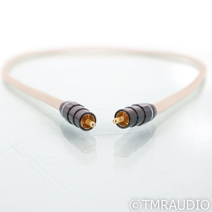Transparent Audio High Resolution 75 Ohm Link RCA Coaxial Cable; 1m Interconnect