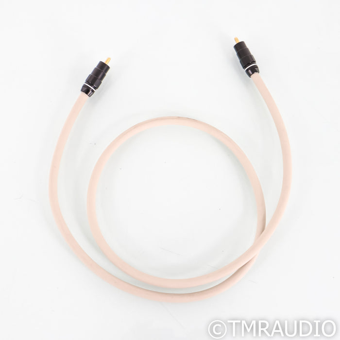 Transparent Audio High Resolution 75 Ohm Link RCA Coaxial Cable; 1m Interconnect